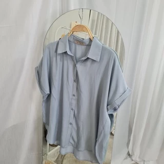 [ FS96 ] WARA เสื้อเชิ้ตแขนเบิ้ล ผ้า COTTON SILK