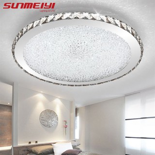 Sunmeiyi โคมไฟเพดาน LED K9 คริสตัล สไตล์โมเดิร์น สําหรับห้องนั่งเล่น ห้องนอน ห้องครัว