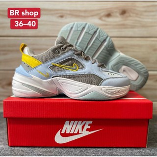 🔥ราคาโรงงาน🔥 M2K Tekno Sky-GRAY สีฟ้าเทาเหมาะสำหรับผู้หญิงรองเท้าผู้หญิงรองเท้าไรองเท้าผ้าใบ