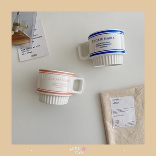 [พร้อมส่ง] Coffee Cup Letter แก้วเซรามิค ลายอักษรอังกฤษ!