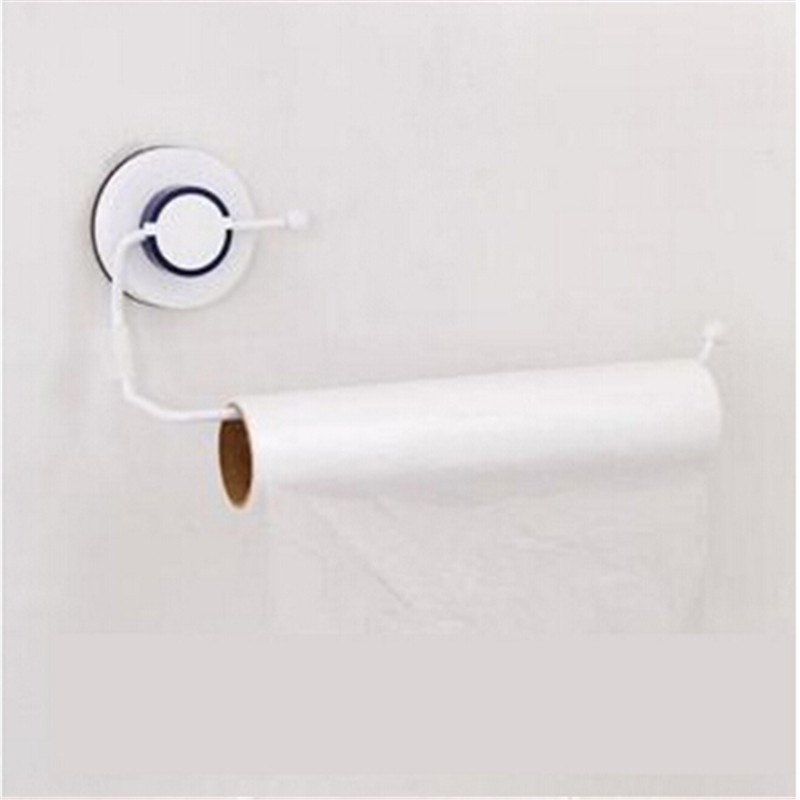 Vacuum Suction Cups Sanitary Toilet Paper Holder Tissue Box Kitchen