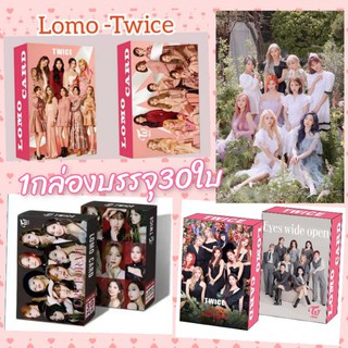 Twice lomo 
ภายในกล่องบรรจุ 30ใบ 
ราคา  35บาท
ไซส์ 8*5.2cm