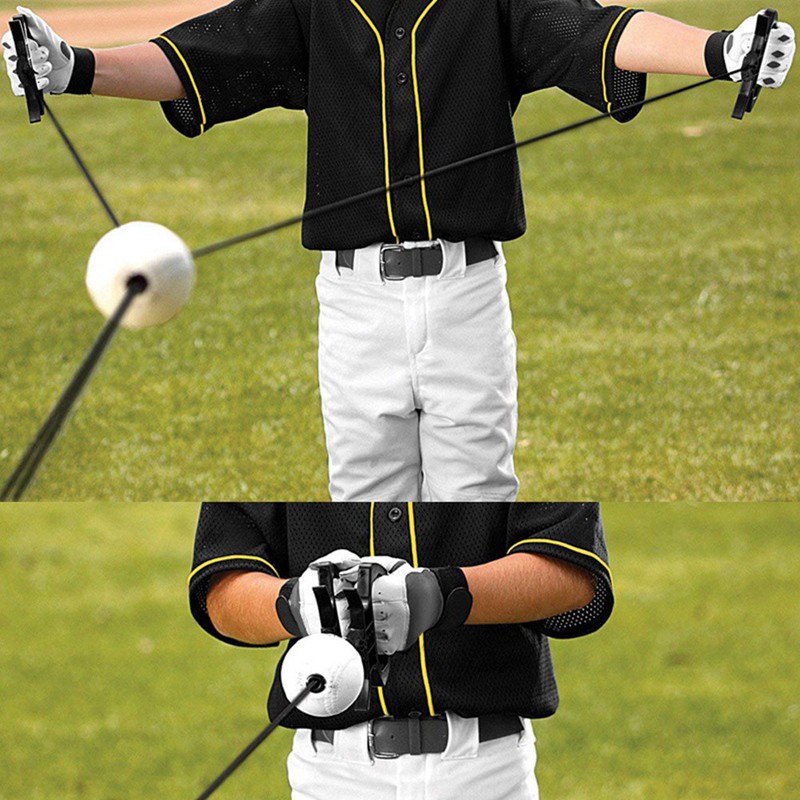 baseball swing trainer device