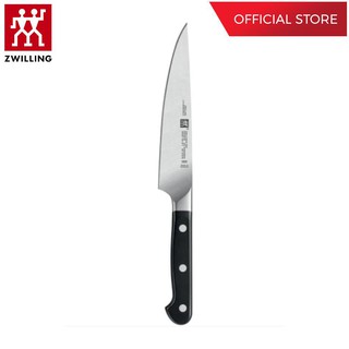 ZWILLING มีดสไลซ์สแตนเลสสตีล รุ่น Zwilling Pro มีความคมและทนทาน  160 มม. สีเงิน ด้ามสีดำ  N38400161