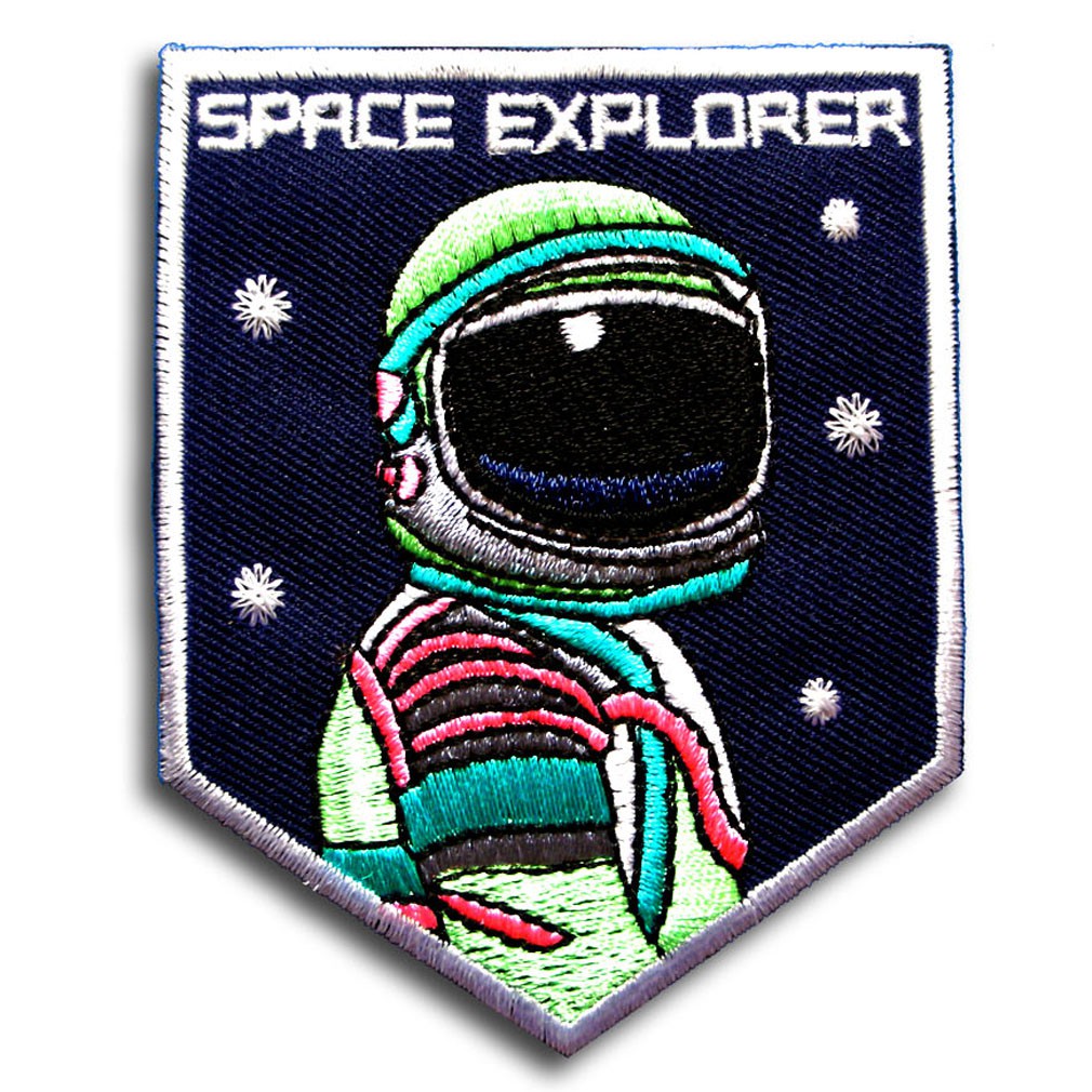 อาร์ม ตัวรีด อาร์มติดเสื้อ การ์ตูน เด็ก รูป นักบินอวกาศ Astronaut patch สำหรับตกแต่งเสื้อผ้า