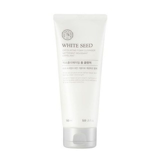 THE FACE SHOP WHITE SEED EXFOLIATING FOAM CLEANSER มีเม็ดสครับ