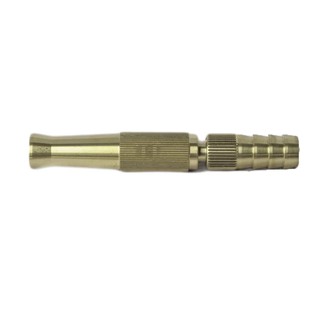 Brass Adjustable Water Flowing Brass Hose Nozzle หัวฉีดน้ำทองเหลือง (1อัน)