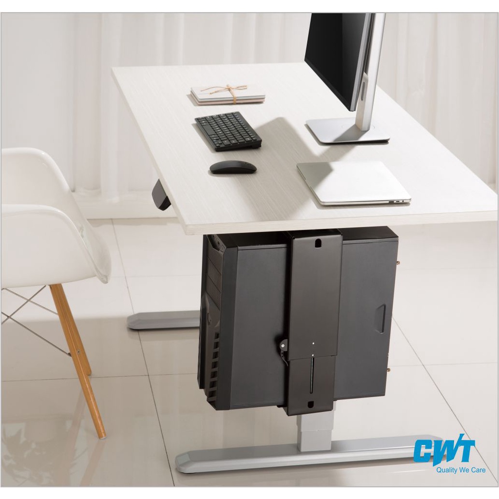 ที่วางเครื่องซีพียู CPU สำหรับยึดแขวนใต้โต๊ะ CPU-Holder รุ่น CWT-CPU19 ...