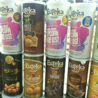 Eureka Popcorn เเบบกระปุก 70g มี 17 รส BBF.28/12/23