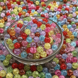 ลูกปัดสีรุ้งประกายขนาด.20g. (8mm.,10mm.)