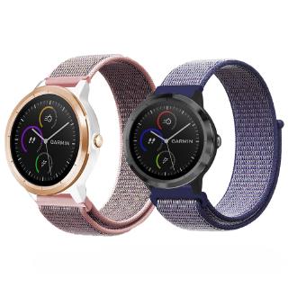 สายนาฬิกาข้อมือไนล่อนสําหรับ garmin vivoactive 3 music venu forerunner 245 645