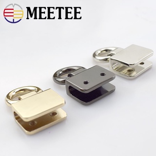 กระเป๋าถือหนังพร้อมสายคล้องและอะไหล่เหล็ก