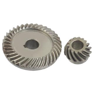 Angle Grinder Spare Part Tapered Bevel Gear Set for LG Silver Metal