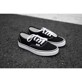 [ของแท้ ส่งฟรี จากไทย] VANS AUTHENTIC CLASSIC BLACK/WHITE