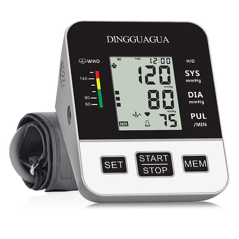 Blood Pressure Meter Monitor Upper Arm Automatic Digital Blood Pressure Monitor Cuff BP Machine