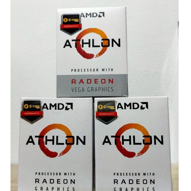 AMD Athlon 3000G 2C/4T 3.5GHz with Radeon™ Vega 3 Graphics (ของใหม่ มือ 1)
