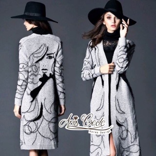 Sweater Knit woolen coat