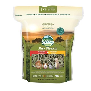 Oxbow Hay Blends - หญ้าผสมระหว่าง ทิโมธีและออชาร์ด เพื่อประโยชน์หลากหลาย (20 oz.)