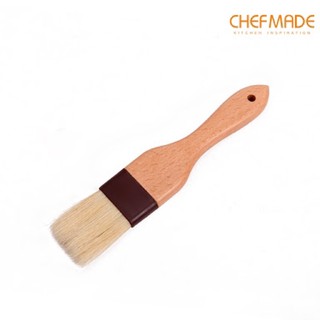 แปรงขนสัตว์ทาเนย Chef CHEF MADE Baking Tools Pig Hair Brush Brush Elm Handle Hair Brush WK9201