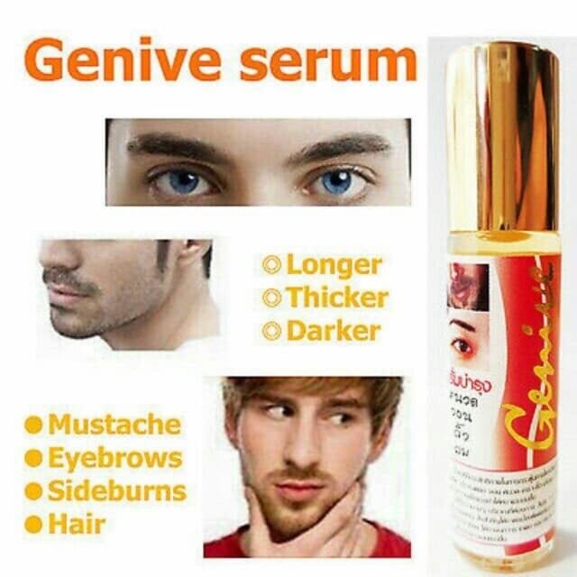 Genive EYEBROW, EYELASHES และ MUSTACHE GROWTH SERUM (เห็นผล %)