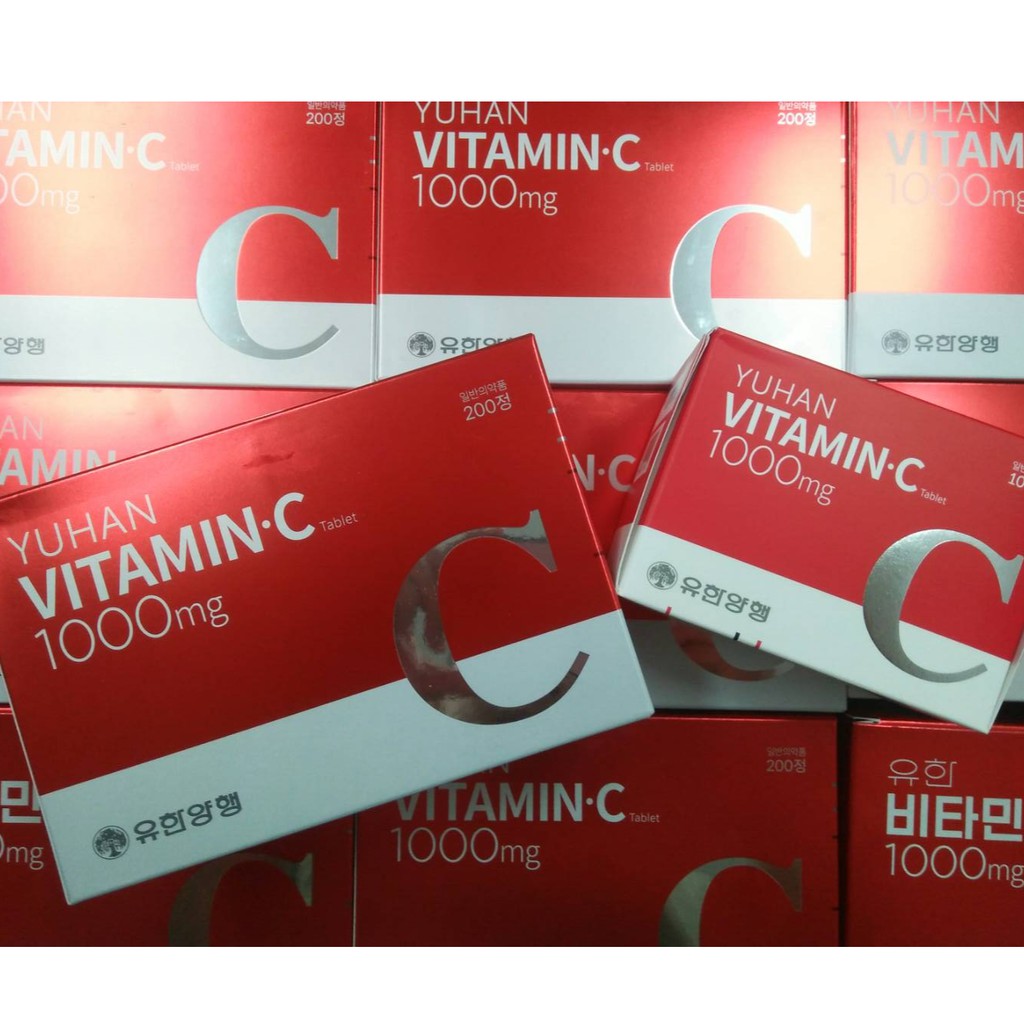 Yuhan Vitamin C 1000mg ว ตาม นซ ท พ จ น Shopee Thailand