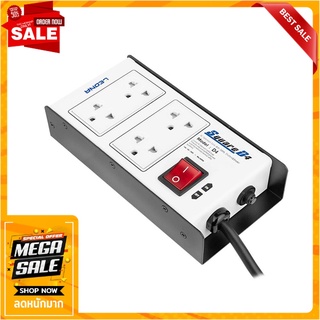 ปลั๊กไฟ LEONA SQUARE D4 ปลั๊กพ่วง POWER STRIP LEONA SQUARE D4