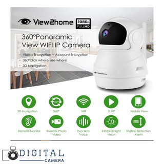 กล้อง IP Panoramic VIEW2HOME HD-06 (2MP) Two-Way Audio