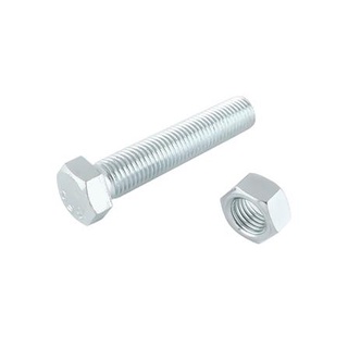 อุปกรณ์ยึดติด สกรูหัวหกเหลี่ยมน็อต 10X50 MM 2ชุด Screws, Nuts &amp; Washers