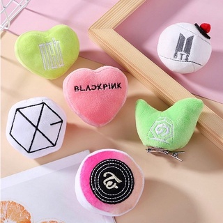 เข็มกลัด กิ๊บติดผม คลิปหนีบ KPOP Hair Clip &amp; Brooch - BTS / BLACKPINK / EXO / NCT / GOT7