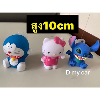 ตุ๊กตาเสียบเสาอากาศรถยนต์ #คิตตี้จัมโบ้ โดเรม่อน สติช สูง 10 cm.