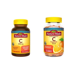 พร้อมส่ง🇺🇸นำเข้าจากอเมริกา Nature Made Vitamin C Gummies วิตามินซี เยลลี่วิตามินซี