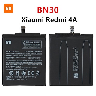 Xiao Mi ต้นฉบับ100% BN30 3120MAh แบตเตอรี่สำหรับ Xiaomi Redmi 4A Redmi4A BN30