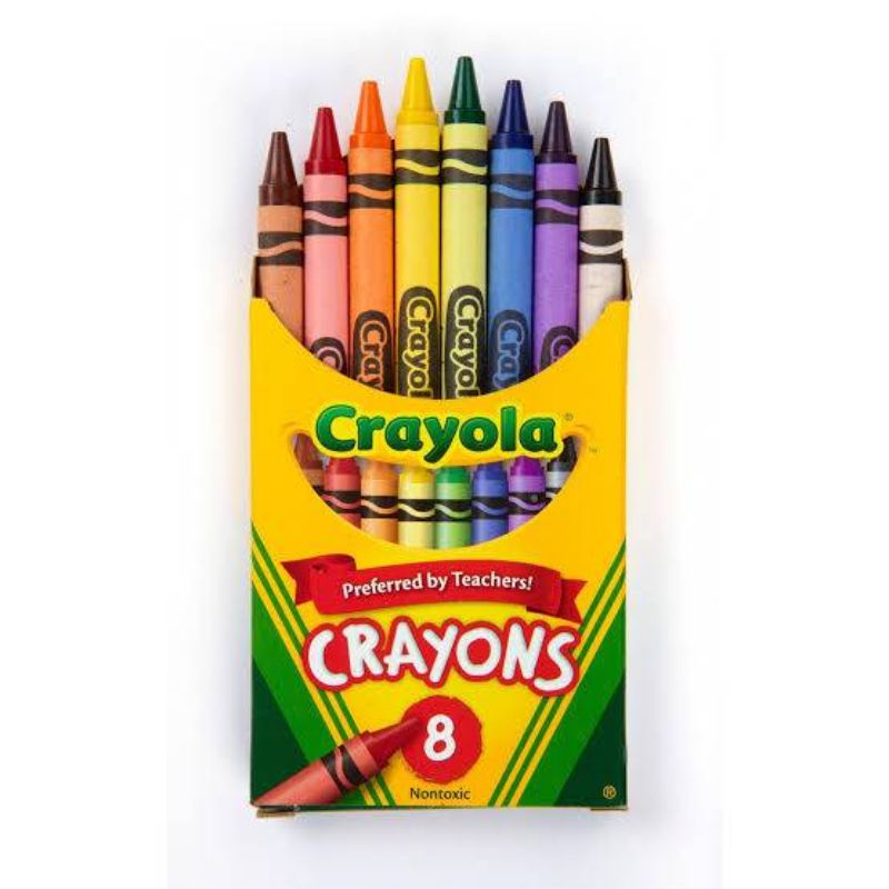 Crayola Crayons 8 Colors Shopee Thailand