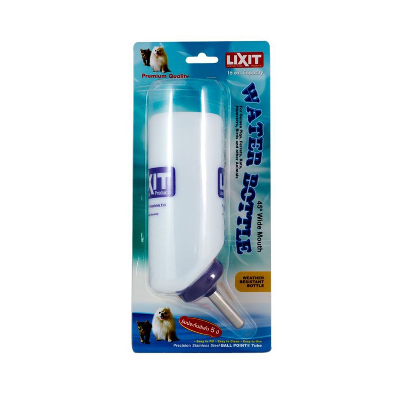 LIXIT ขวดน้ำสำหรับสัตว์เลี้ยง 16 oz.