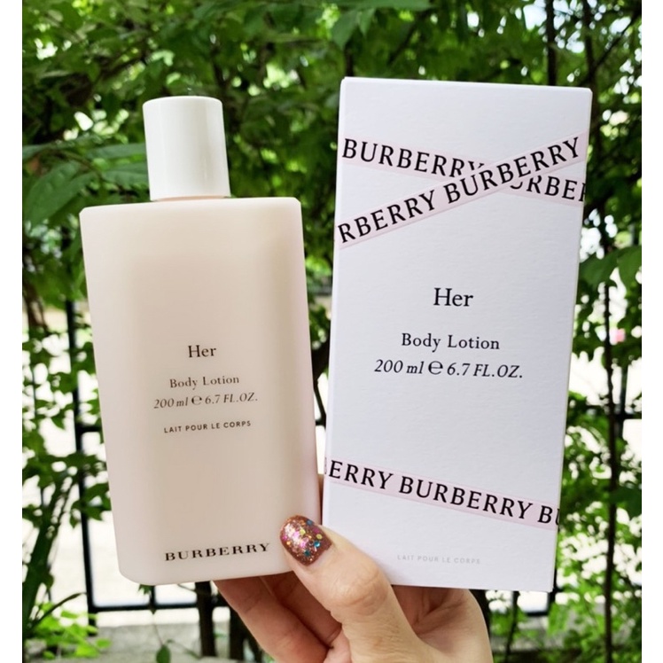 Burberry Her Body Lotion 200ml. Shopee Thailand