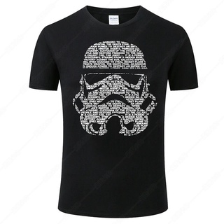 [COD]เสื้อยืด พิมพ์ลาย Star Wars Stormtrooper สีดํา แฟชั่นฤดูร้อน สําหรับผู้ชาย