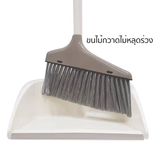 ชุดไม้กวาด พร้อมที่โกยผงขอบยาง ACCO ขนาด 10 นิ้ว HA-15