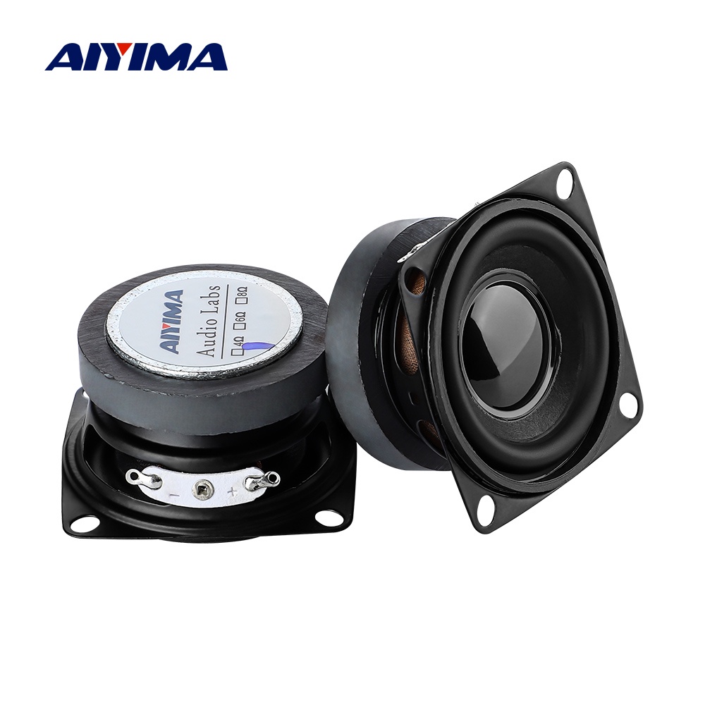 AIYIMA 2Pcs 4-Ohm 5W Subwoofer HIFI 2-Inch Full Range Speaker Mini Woofer Speakers DIY Audio Subwoofer Loudspeaker