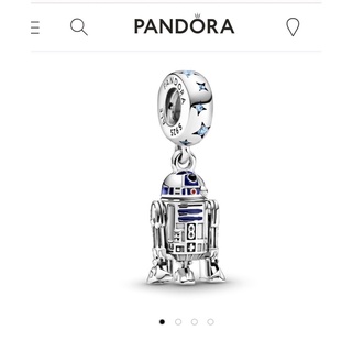 Pandora Star Wars R2-D2 dangle charm แท้100%