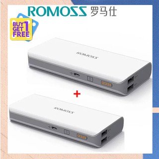 ROMOSS Power bank แบตเตอร์สำรอง 10000mAh PH50 sense 4 ซื้อ 1 ซื้อ 1