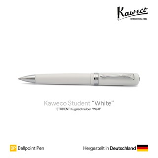 Kaweco Student "White" Ballpoint Pen - ปากกาลูกลื่นคาเวโก้สติวเด้น รุ่นสีขาว