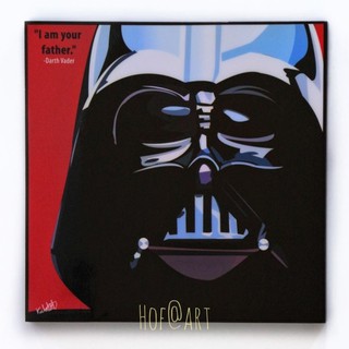 Darth Vader #6 ดาร์ธเวเดอร์ Star Wars สตาร์วอร์ส รูปภาพ​ติด​ผนัง​ pop art แต่งบ้าน ของขวัญ กรอบรูป​ โปสเตอร์