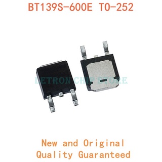 วงจรรวม SMD BT139S-600E TO252 BT139 600E PARA-252 BT139S-600 DPAK BT139S 600E 10 ชิ้น