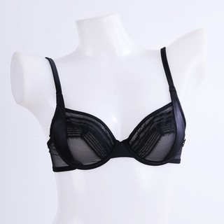 BSC Lingerie ชุดชั้นในเซ๊กซี่ ผ้าซีทรู รูปแบบ See Through Bra - BB1405 BL