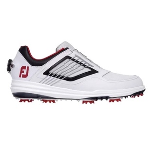 FootJoy Fury Boa Golf Shoes รองเท้ากอล์ฟสำหรับผู้ชายแบรนด์แท้ (White/Black/Red)