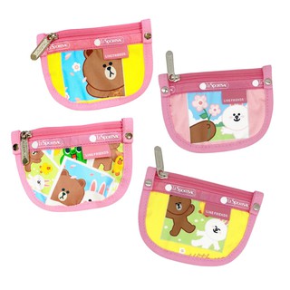 กระเป๋าใส่เหรียญ กระเป๋าใส่การ์ด ไลน์ เฟรนด์ Line Friends LeSportsac Mini Multi-Function Key Coin  Card Package