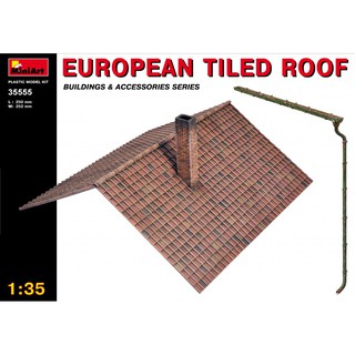 โมเดลหลังคา MiniArt 1/35 MI35555 European Tiled Roof