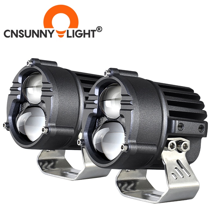 Hot StockLX30 Motorcycle Laser Headlight High Beam White 110W 24000Lm Yellow For Car LED