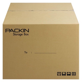 กล่องฝาปิด PACK IN 45x55x40 ซม. กล่องและกระดาษ CARTON BOX PACK IN 45X55X40CM อุปกรณ์แพ็คกิ้ง