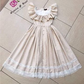 JSD เดรสสีครีม sz.M (NEW)